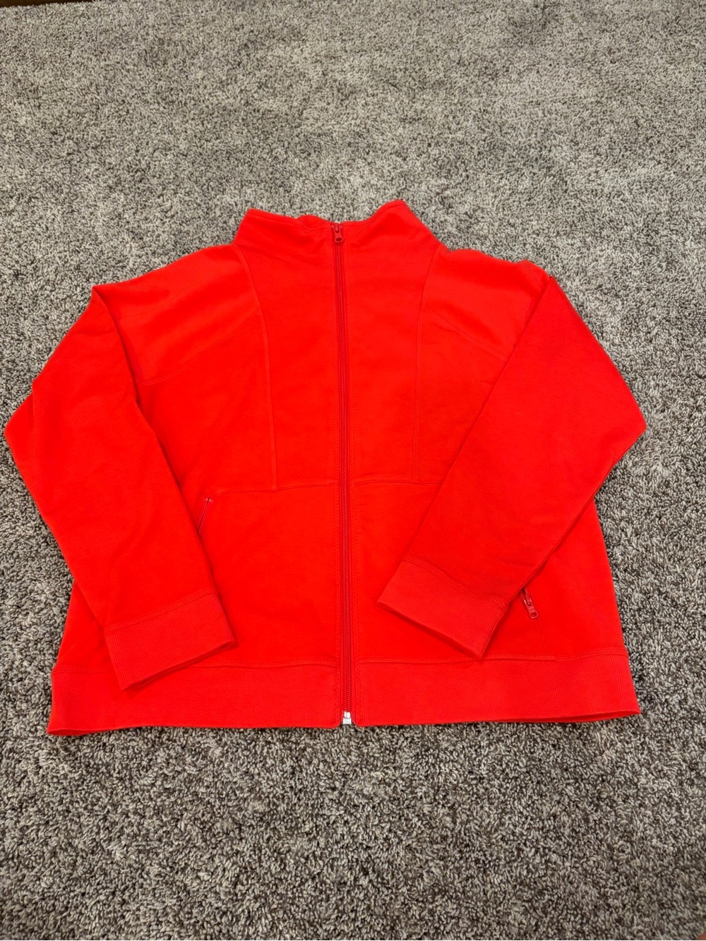 Talbots Bright Red Full-Zip Women's Jacket